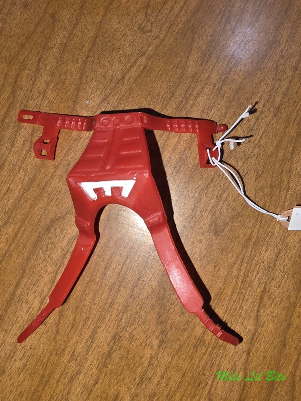 Vintage MOTU Zodac Red Armor Harness & Blaster Gun Accessory Set Mattel 1982